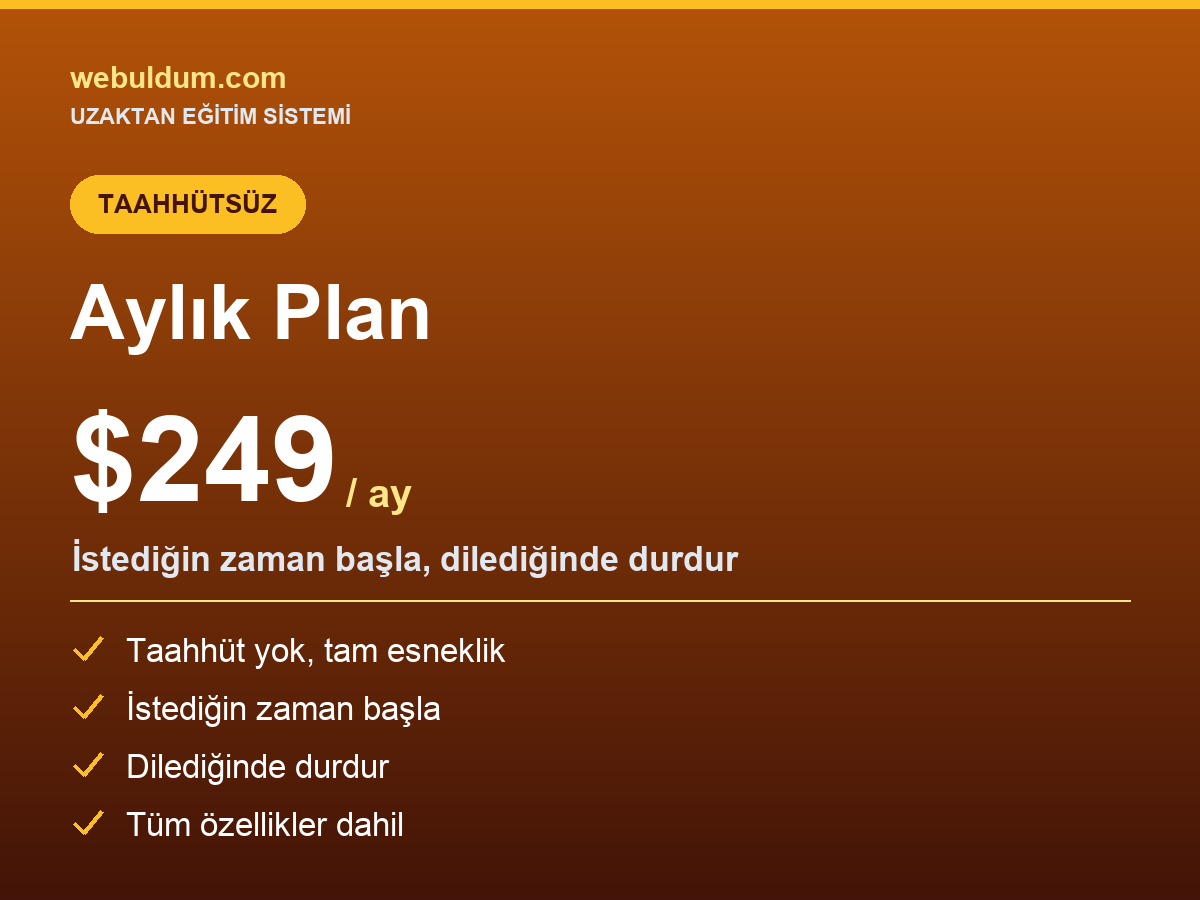 Aylık Plan